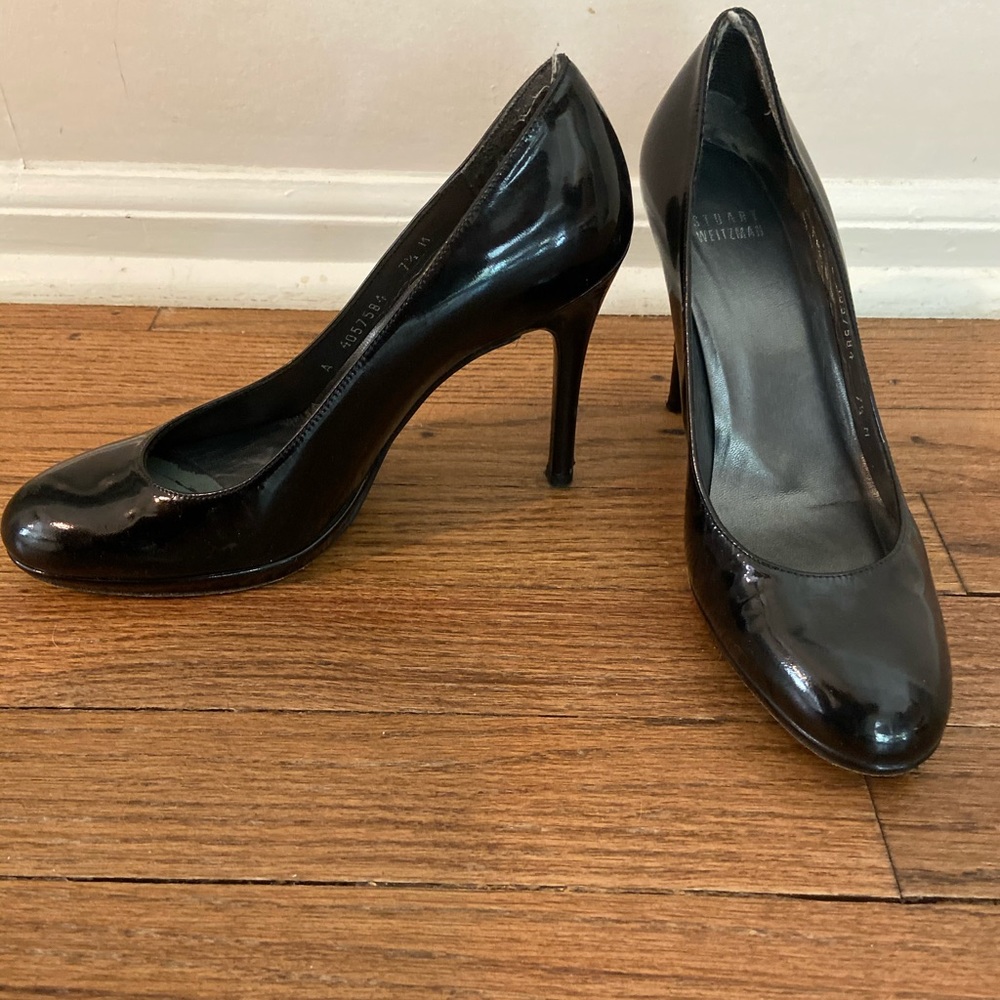 Stuart Weitzman Patent Leather Stiletto Heels
